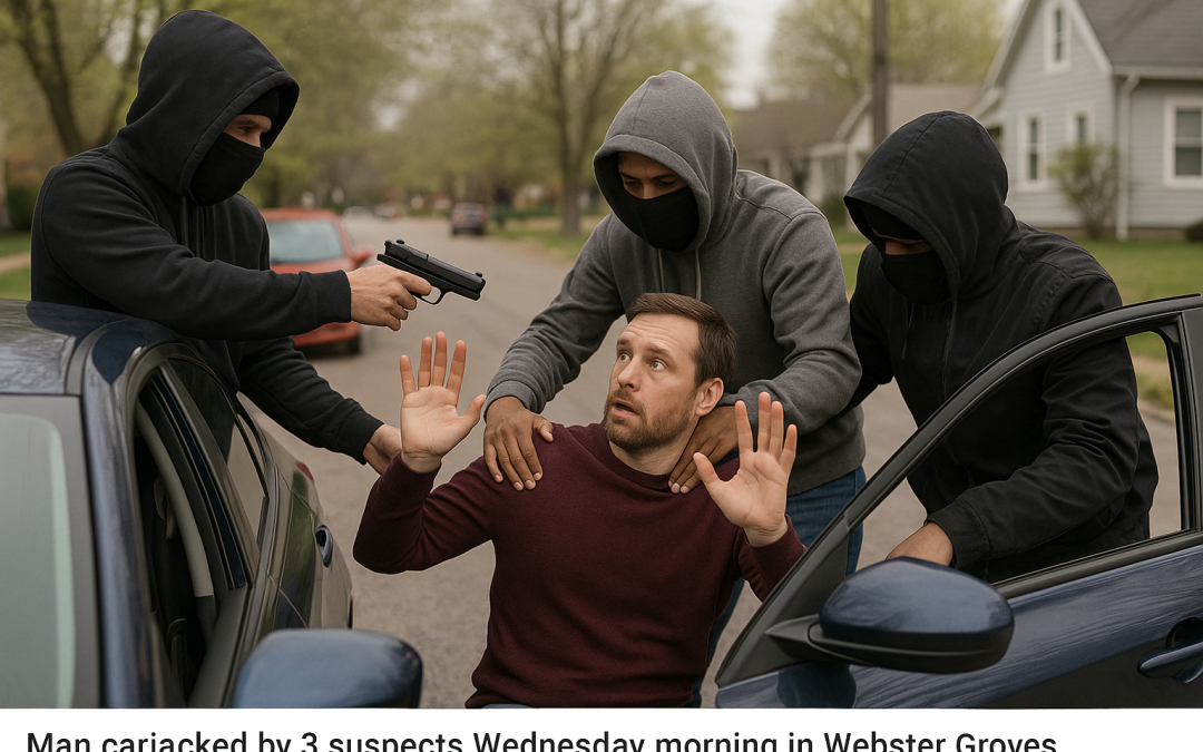 Man carjacked by 3 suspects Wednesday morning in Webster Groves