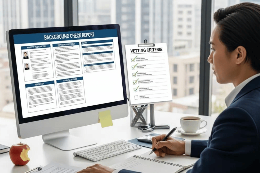 Follow best practices for discreet domestic staff screening