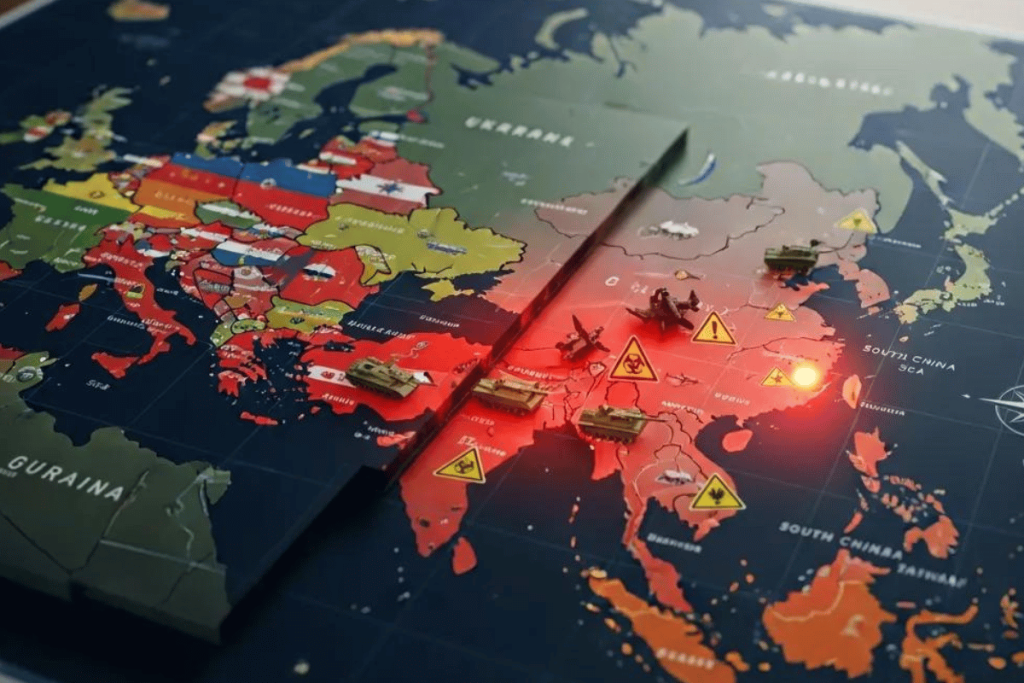 Geopolitical tensions in regions